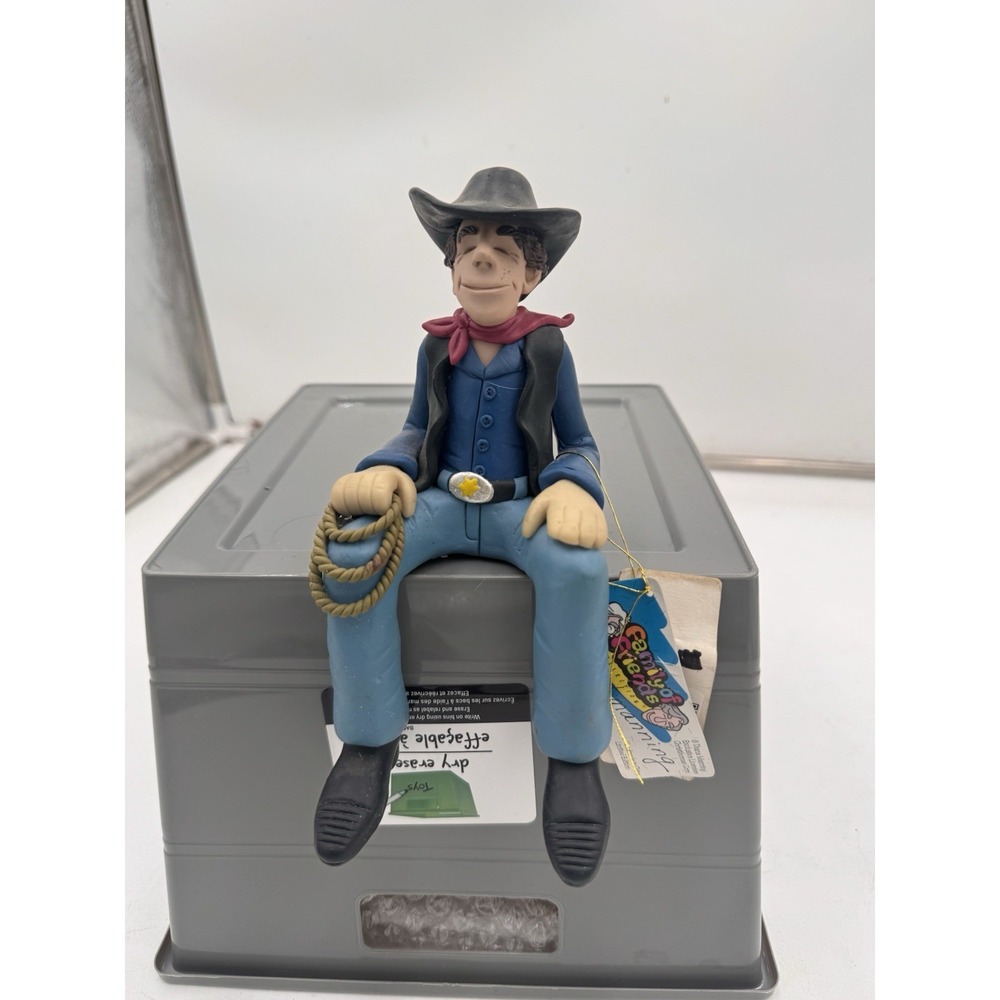 COWBOY "FAMILY OF FRIENDS" SHELF SITTER BY ARTIST DIANA MANNING